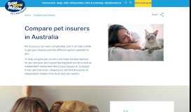
							         Compare pet insurers - Bow Wow Meow Pet Insurance								  
							    