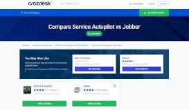 
							         Compare Service Autopilot vs Jobber | Crozdesk								  
							    