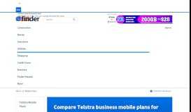 
							         Compare Telstra Business Mobile Plans for June 2019 | finder.com.au								  
							    