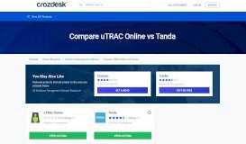 
							         Compare uTRAC Online vs Tanda | Crozdesk								  
							    