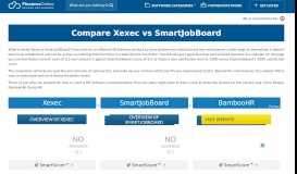 
							         Compare Xexec vs SmartJobBoard 2020 | FinancesOnline								  
							    
