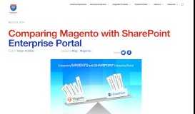 
							         Comparing Magento with SharePoint Enterprise Portal – - i95Dev								  
							    