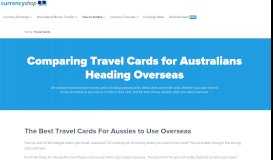 
							         Comparing Travel Cards for Australians Heading Overseas								  
							    