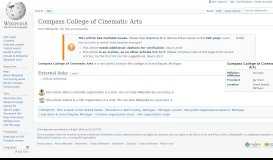 
							         Compass College of Cinematic Arts - Wikipedia								  
							    