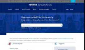 
							         Compass Customer Community Login | SailPoint Identity Governance								  
							    