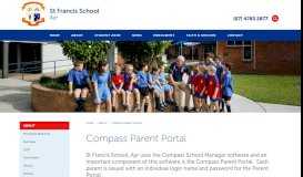 
							         Compass Parent Portal | St Francis Catholic School, Ayr								  
							    