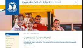 
							         Compass Parent Portal | St Joseph's Catholic School, The Strand								  
							    