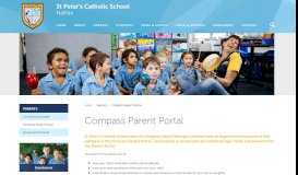 
							         Compass Parent Portal | St Peter's Catholic School, Halifax								  
							    