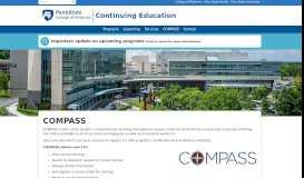 
							         COMPASS – Penn State College of Medicine Continuing Education								  
							    