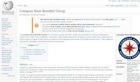 
							         Compass Rose Benefits Group - Wikipedia								  
							    