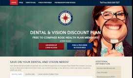 
							         Compass Rose Dental & Vision Discount Plan - Careington								  
							    