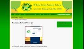 
							         Compass School Manager | Willow Grove Primary School								  
							    
