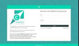 
							         COMPASS Training Portal: Sign in								  
							    