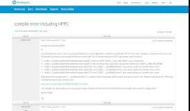 
							         compile error including HPPC - hp's Developer Portal								  
							    