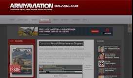 
							         Complete Aircraft Maintenance Support - ARMY AVIATION ...								  
							    