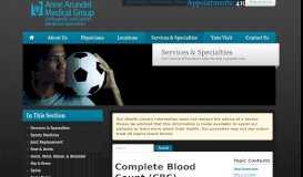 
							         Complete Blood Count (CBC) - Orthopedic and Sports Medicine ...								  
							    