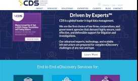 
							         Complete Discovery Source: CDS Homepage								  
							    