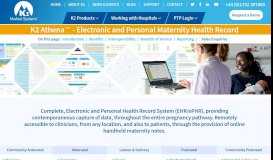 
							         Complete Electronic Maternity Health Record | K2 Athena
							    