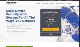 
							         Complete Multi-Device Security with Storage | Webroot SecureAnywhere								  
							    