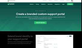 
							         Complete portal customization - Freshdesk								  
							    
