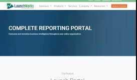 
							         Complete Reporting Portal | LaunchWorks								  
							    