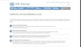 
							         COMPLETE THE PERFORMANCE CYCLE | HR Portal								  
							    