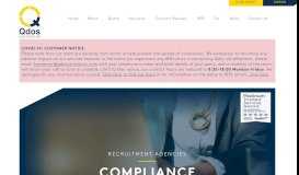 
							         Compliance Management - Contractor Agency - Qdos Contractor								  
							    