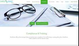 
							         Compliance & Training Services | ShredSmart - Shredding								  
							    