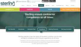 
							         Compliance | Umbrella Company UK | Sterling Group								  
							    