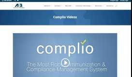 
							         Complio - Compliance Tracking Made Easy | American ...								  
							    