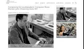 
							         Composing for Loudspeakers: Computer Music Pioneer John ...								  
							    