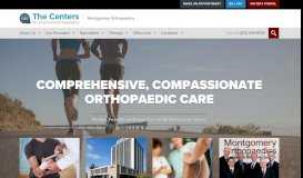 
							         Comprehensive Orthopedic Care | Montgomery County Maryland								  
							    