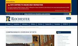 
							         Comprehensive Overview of RCTC – Rochester Community and ...								  
							    