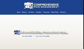 
							         Comprehensive Pain Management | Improving Your Quality of Life								  
							    