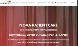 
							         Comprehensive & Personalized Healthcare - NOVA Patient Care ...								  
							    