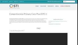 
							         Comprehensive Primary Care Plus (CPC+) - STI								  
							    