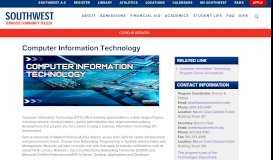 
							         Computer Information Technology								  
							    