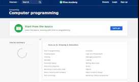 
							         Computer programming | Computing | Khan Academy								  
							    