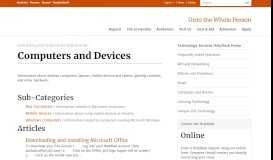 
							         Computers and Devices | Hendrix College								  
							    