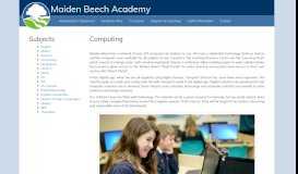 
							         Computing - Maiden Beech Academy								  
							    