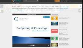 
							         Computing@Conestoga 2012								  
							    