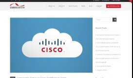 
							         Comscentre Achieves Cisco Certification Again								  
							    