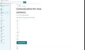
							         Comunication for new joinees1 | Password | User (Computing) - Scribd								  
							    