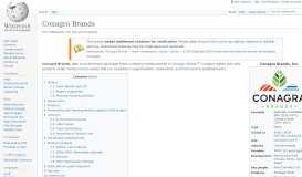 
							         Conagra Brands - Wikipedia								  
							    