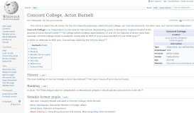 
							         Concord College, Acton Burnell - Wikipedia								  
							    
