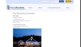 
							         Concord Mews | Mass Access Housing Registry								  
							    