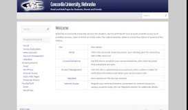 
							         Concordia University, Nebraska – Email and Web Pages for ...								  
							    