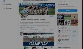 
							         Concordia University-Portland Softball (@gocugoSB) | Twitter								  
							    