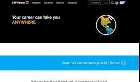 
							         Concur Careers & Recruitment - SAP Concur								  
							    