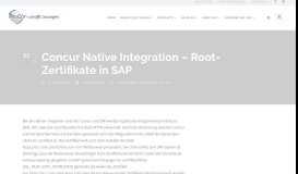 
							         Concur Native Integration – Root-Zertifikate in SAP – iProCon								  
							    